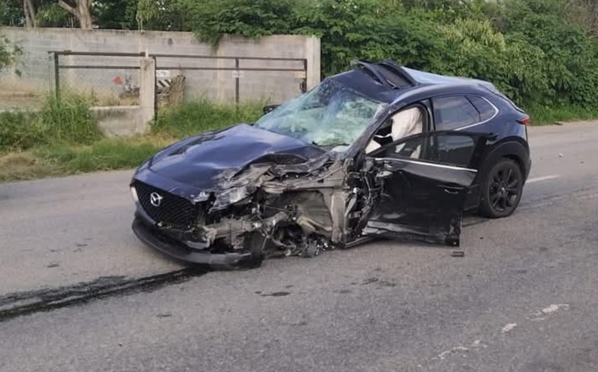 El accidente se registró en el tramo Victoria - Monterrey. | Sergio Antonio Sánchez