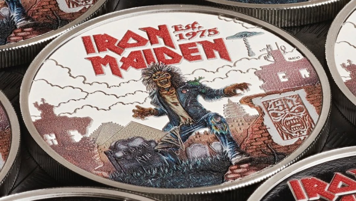 Iron Maiden lanza moneda celebrando 50 aniversario