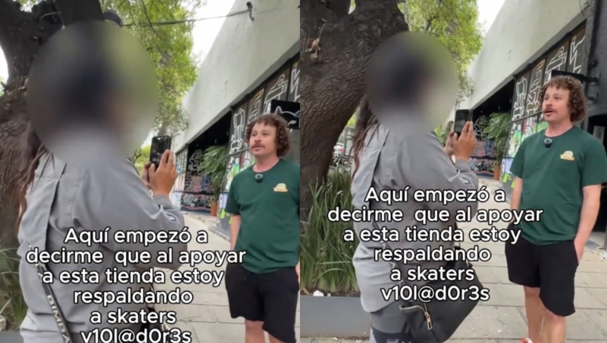 Luisito Comunica es agredido en video sobre marcha anti-gentrificación. | X @luisitocomunica