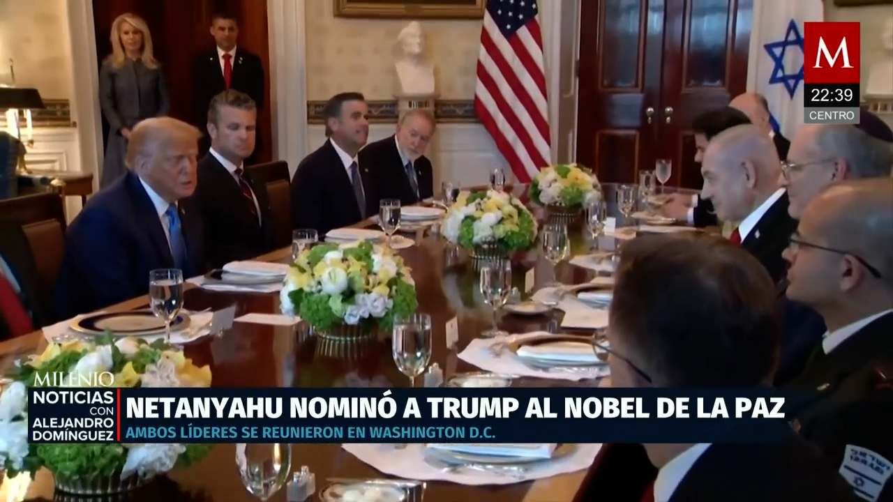 Netanyahu sorprende al nominar a Trump para el Nobel de la Paz