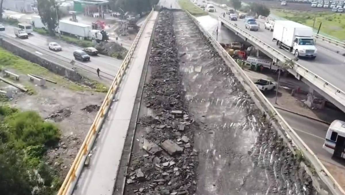 Realizarán trabajos de reforzamiento estructural en un puente vehicular ubicado en Los Héroes Quinta Sección.| Especial