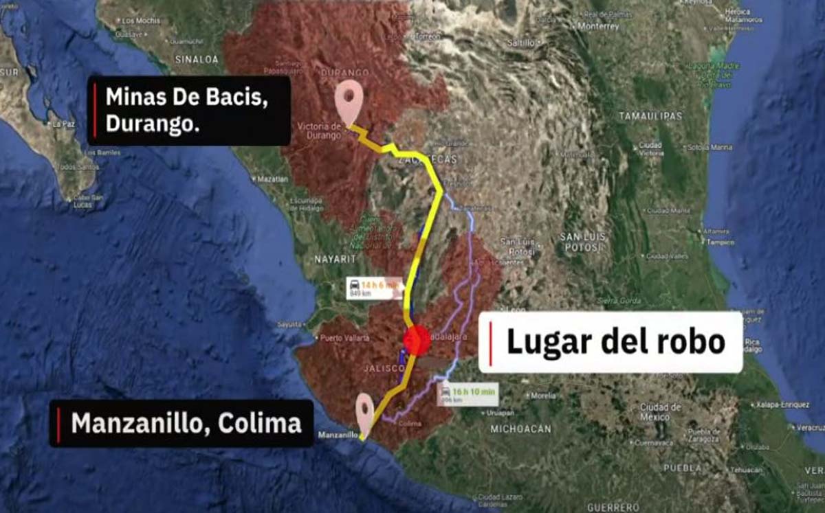 La unidad había salido de Durango y tenía como destino el puerto de Manzanillo, Colima. | Especial