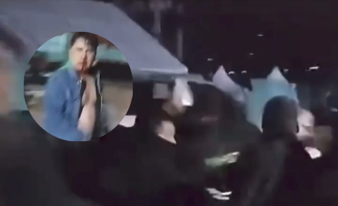 Agresión en la Feria de Actopan. (Especial)