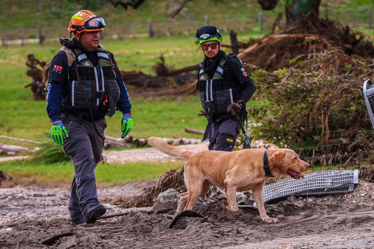 Nuevo León y Coahuila se han sumado a las tareas para localizar víctimas tras las inundaciones en Texas. | Especial.