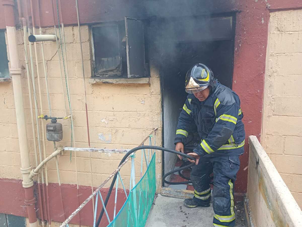 Los bomberos aseguraron que no hubo personas heridas.