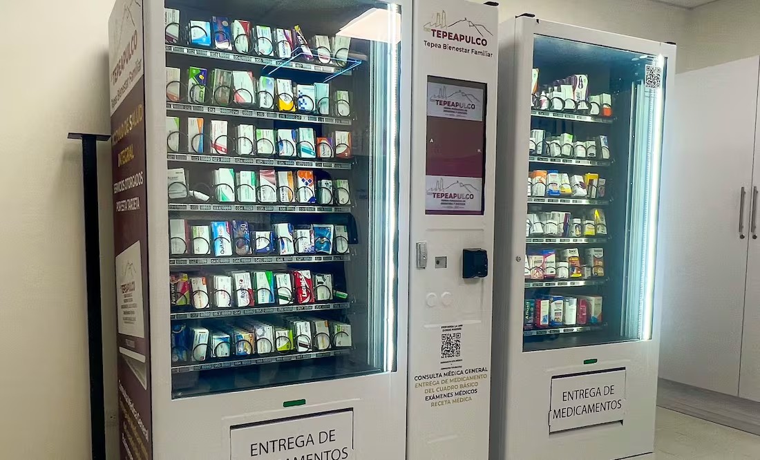 Máquinas dispensadoras de medicinas. (Cortesía)