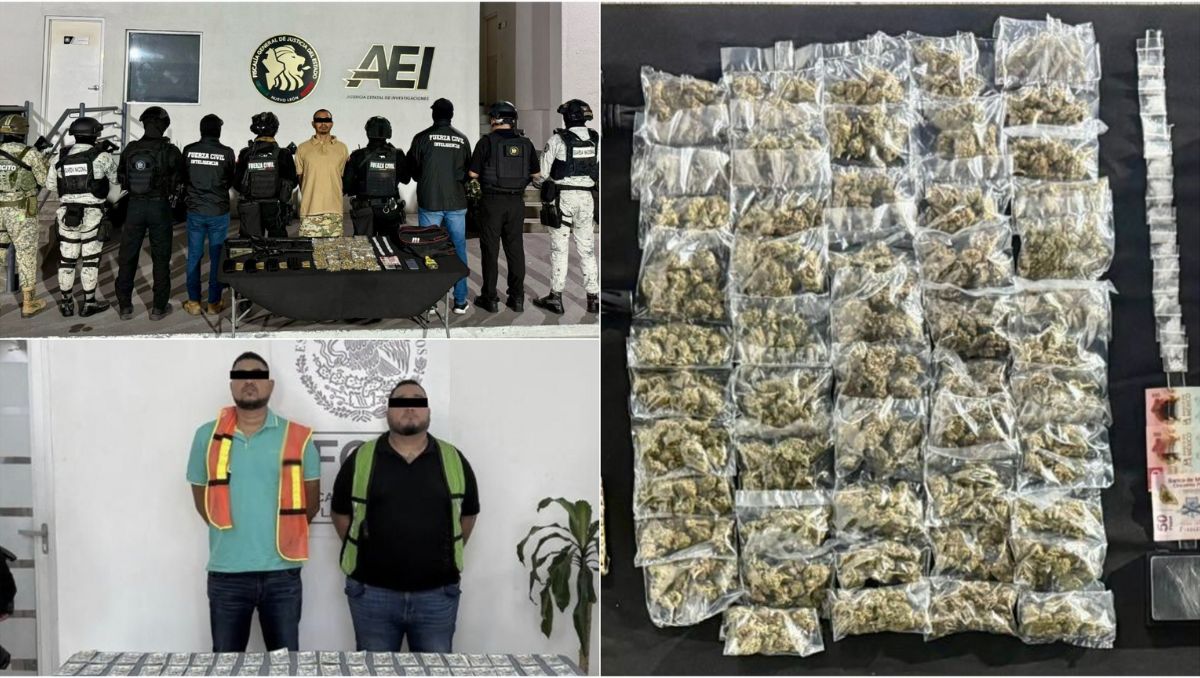 Los nueve detenidos fueron puestos a disposición de un agente del Ministerio Público | Especial
