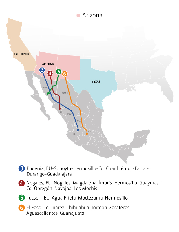 rutas tráfico de armas