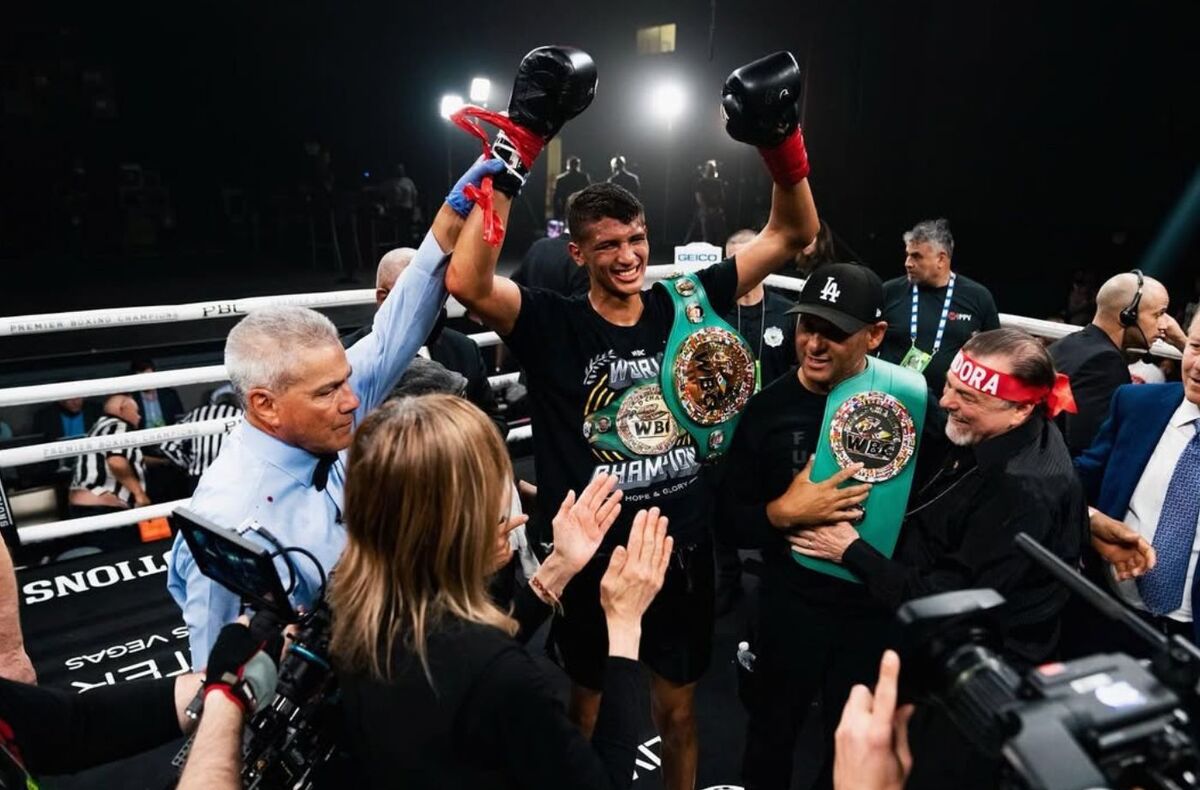 Sebastián Fundora, el campeón de boxeo que creció entre costales, entrenamientos y tamales (Instagram @seb_fundora)