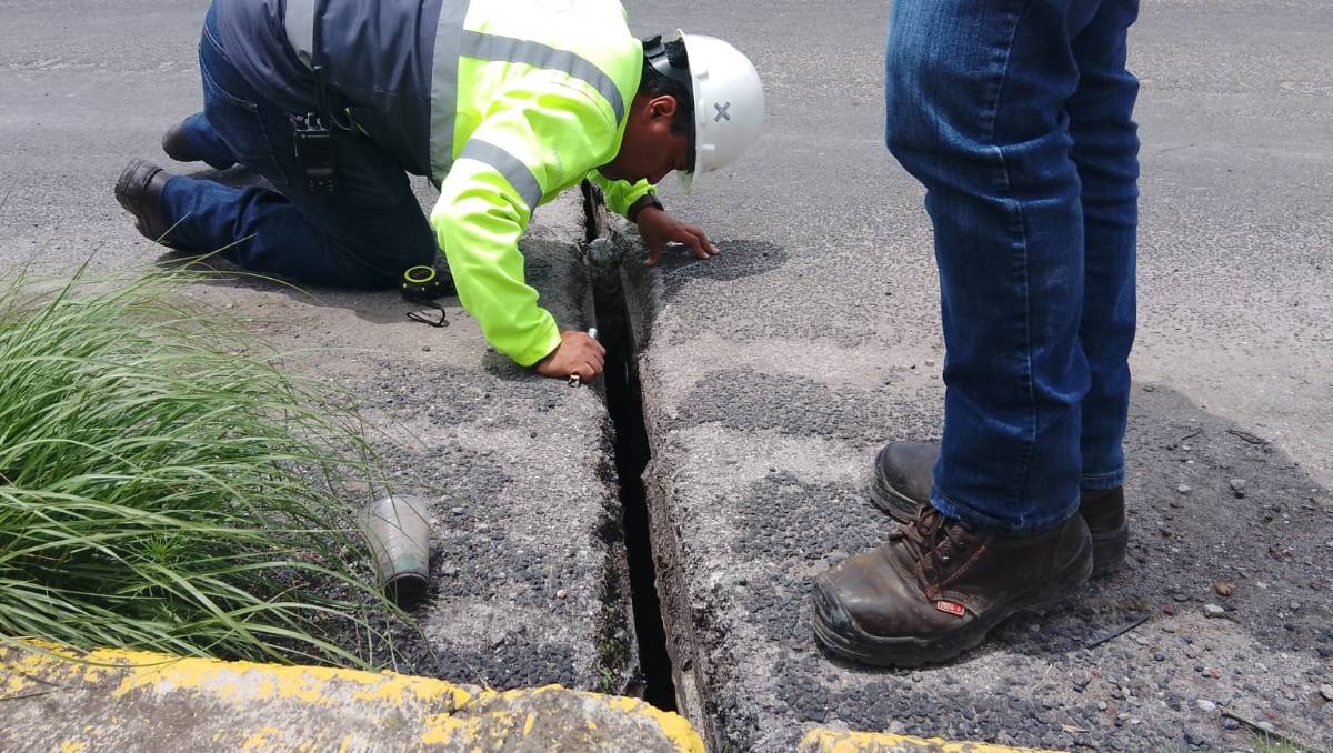 Teoloyucan plantea a autoridades coordinar acciones por caos vial en Puente Grande y daños en Puente El Polvorín.| Especial