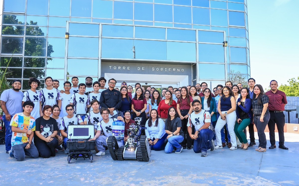 Victorenses presentarán prototipo de robot en competencia internacional. (Secretaría de Desarrollo Energético de Tamaulipas)