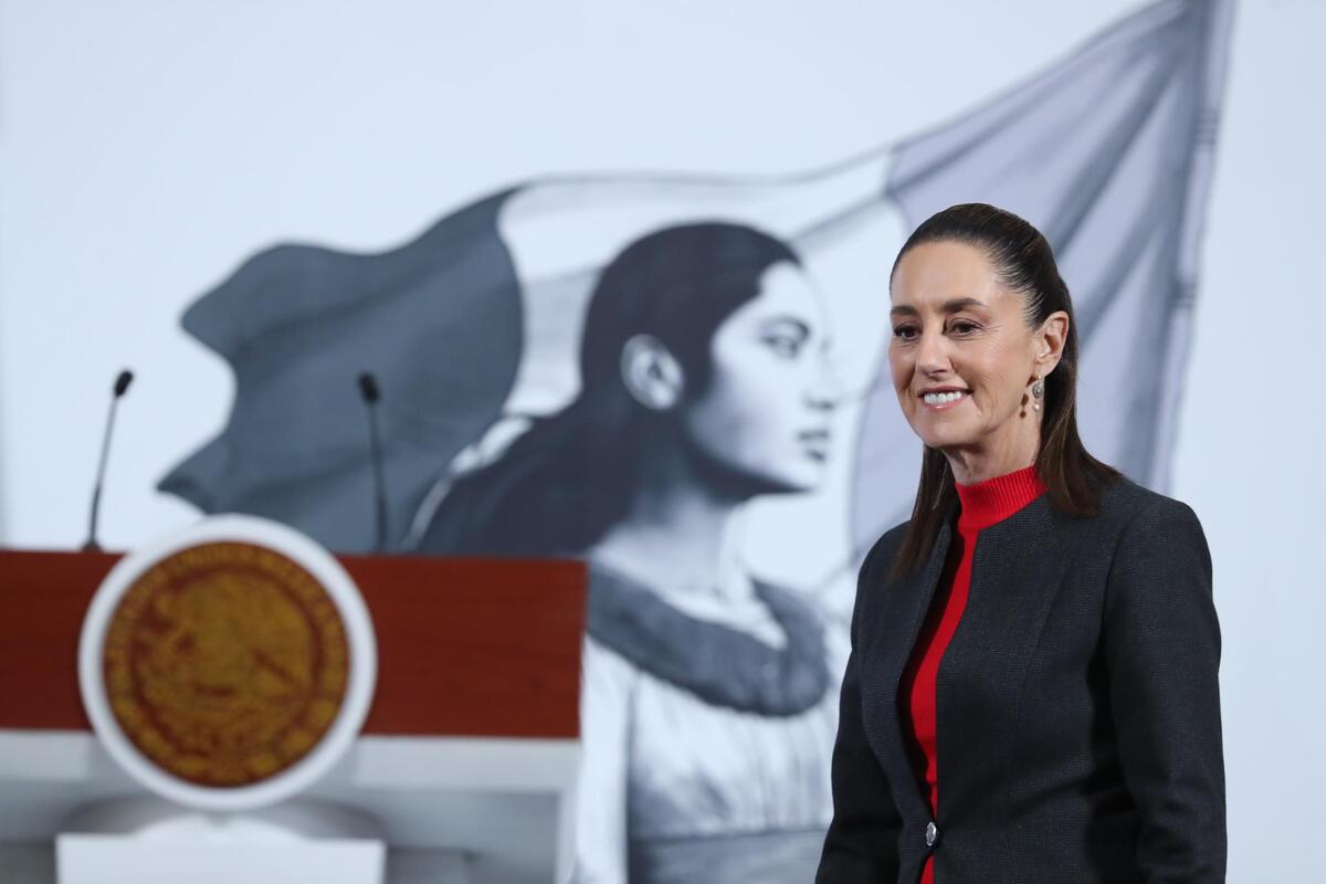 Claudia Sheinbaum da conferencia matutina en Palacio Nacional hoy 10 de julio | EFE