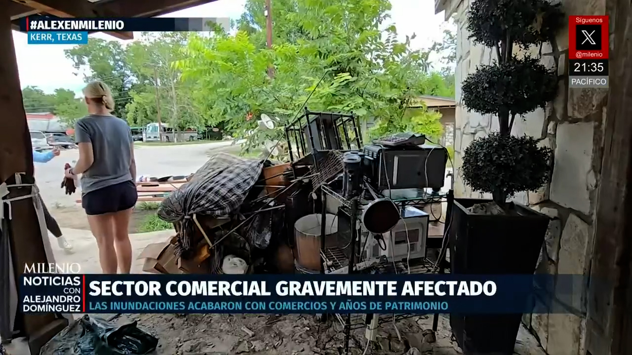 Inundaciones en Texas dejan centenares de afectados en comercios y viviendas