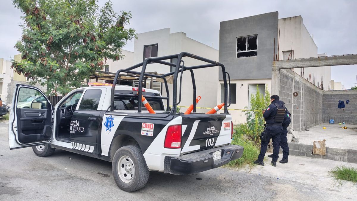 La casa quedó con severos daños tras la explosión. Agustín Martínez