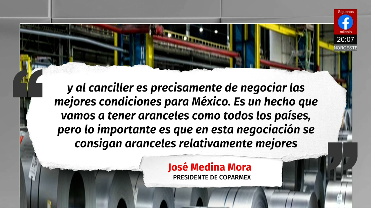 Coparmex advierte que el arancel de Trump es un hecho y urge a negociar para mitigar impacto
