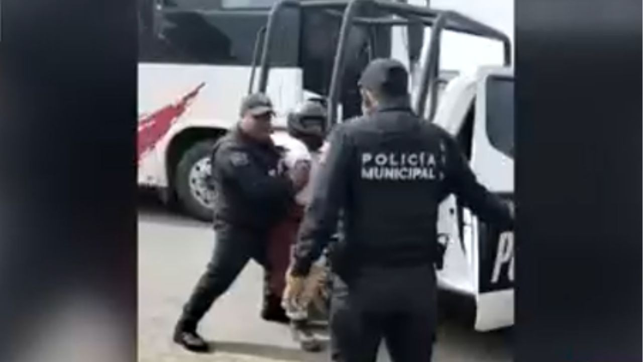 Denuncian abuso policial a un motociclista en Tizayuca, Hidalgo