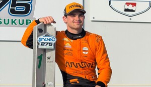 Patricio O'Ward logró su primera victoria en la temporada 2025 de IndyCar en Iowa Speedway; es segundo en la tabla general