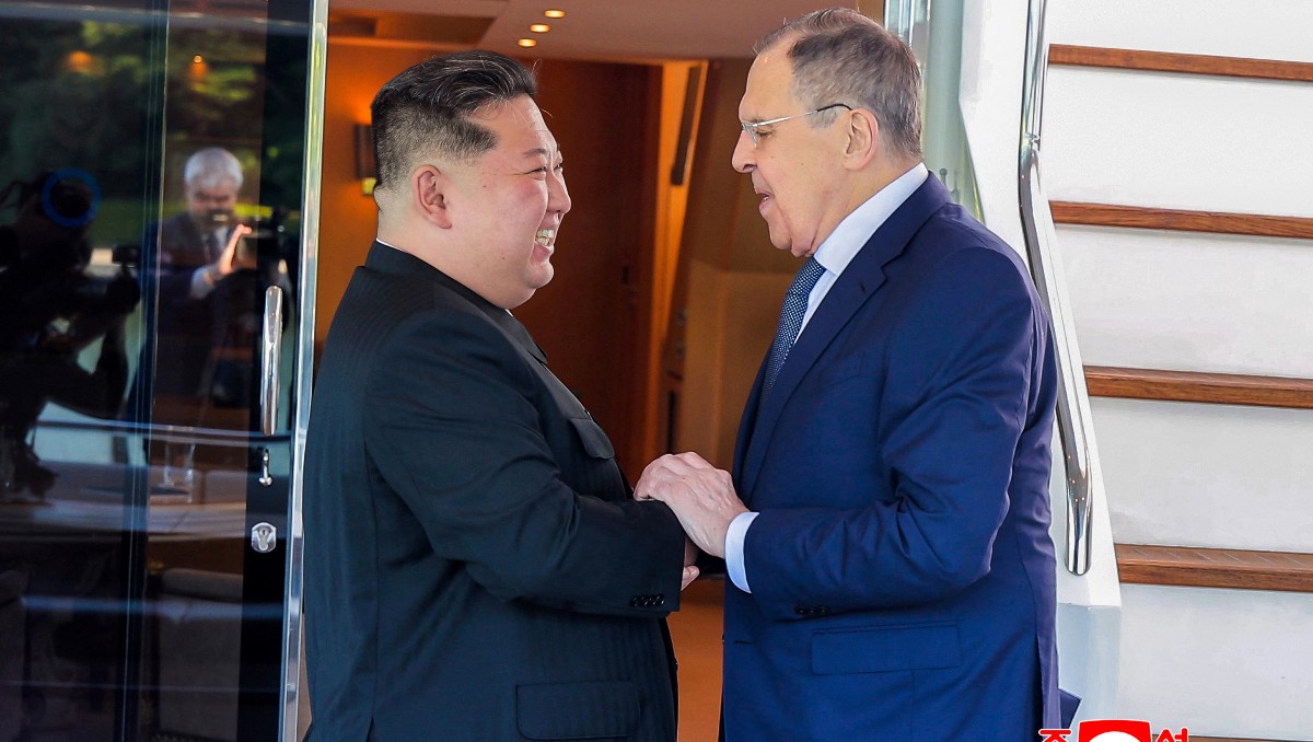 Kim Jong Un recibió a Serguei Lavrov, canciller de Rusia. | Reuters