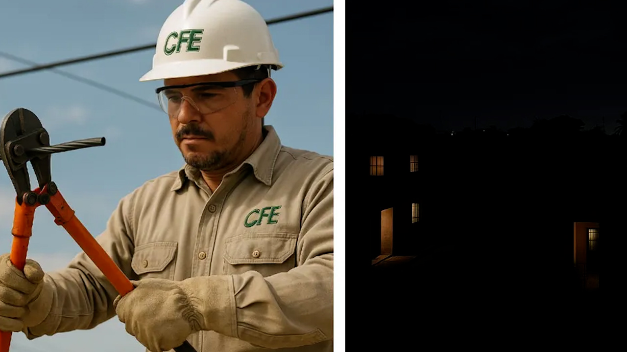 CFE anuncia apagón de 8 horas en municipios de Yucatán