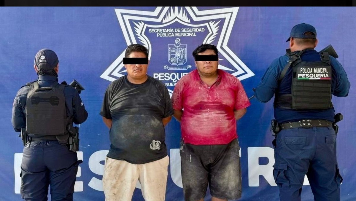 Ellos fueron identificados como Erick Hernández “N”, de 41 años, y Sixto Gómez “N”, de 49. Foto: Especial