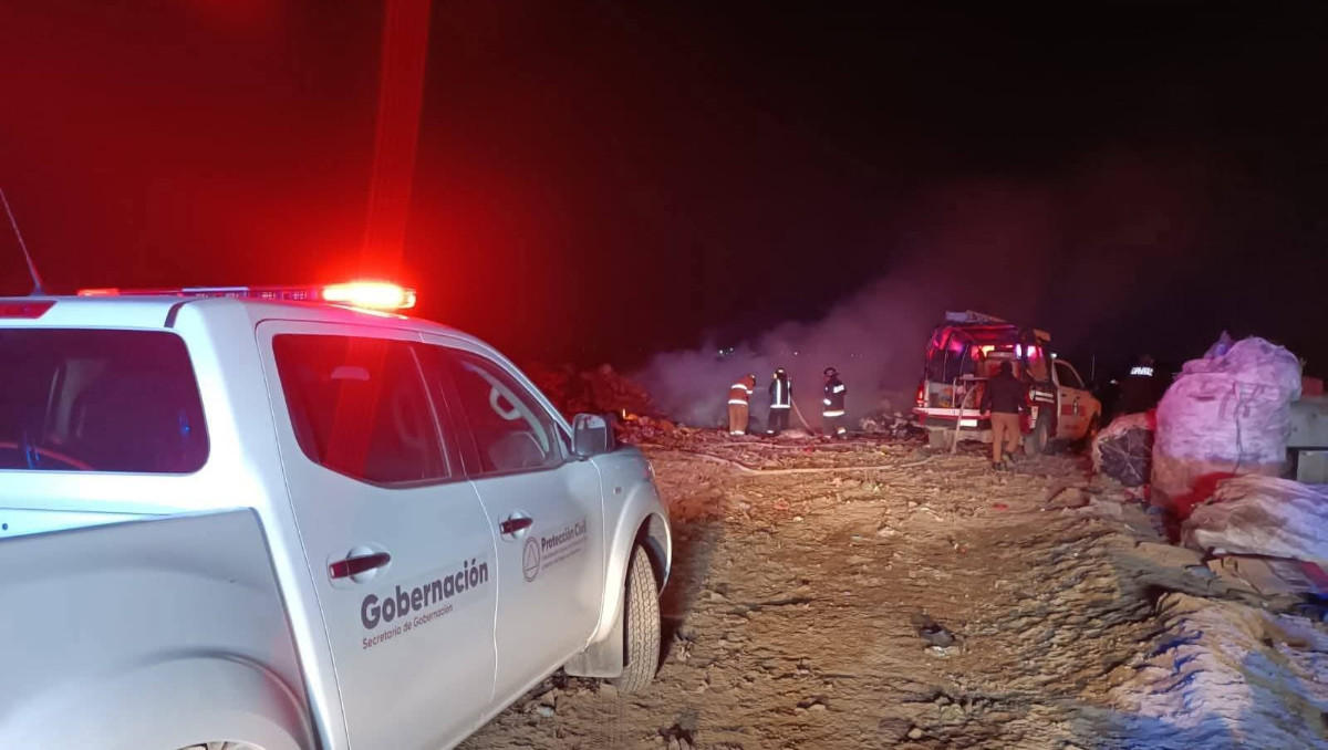 Incendio en relleno sanitario de Ciudad Serdán | Especial