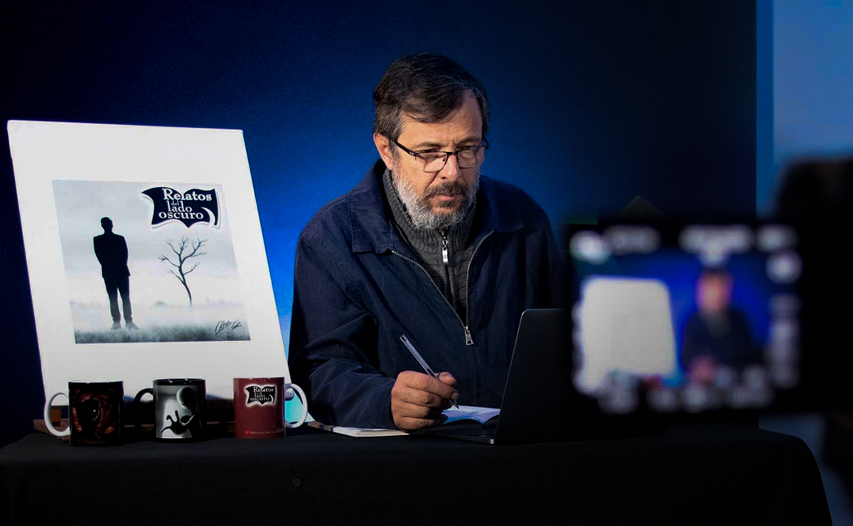 José Ramón Cantalapiedra, voz titular de "Relatos del lado oscuro". (Cortesía)