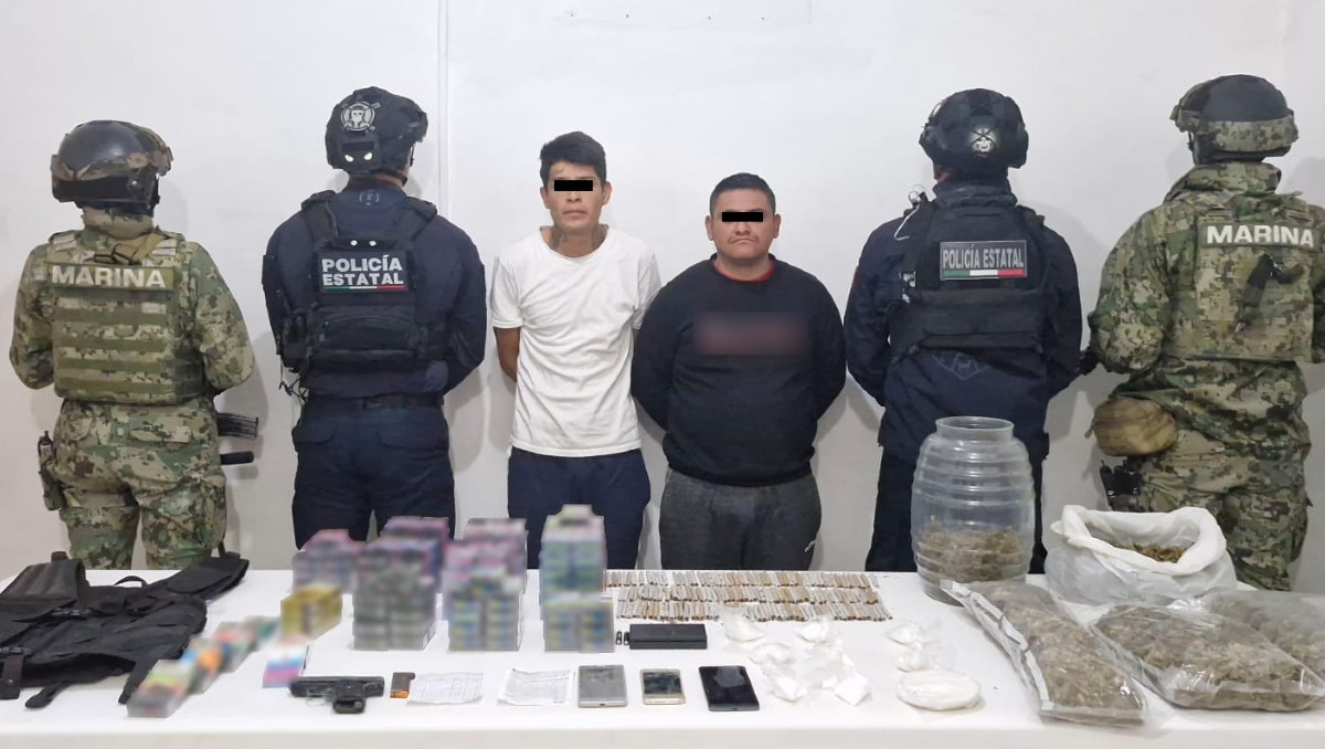 Juan “N” y José "N" fueron arrestados en Ixtapan de la Sal. | X
