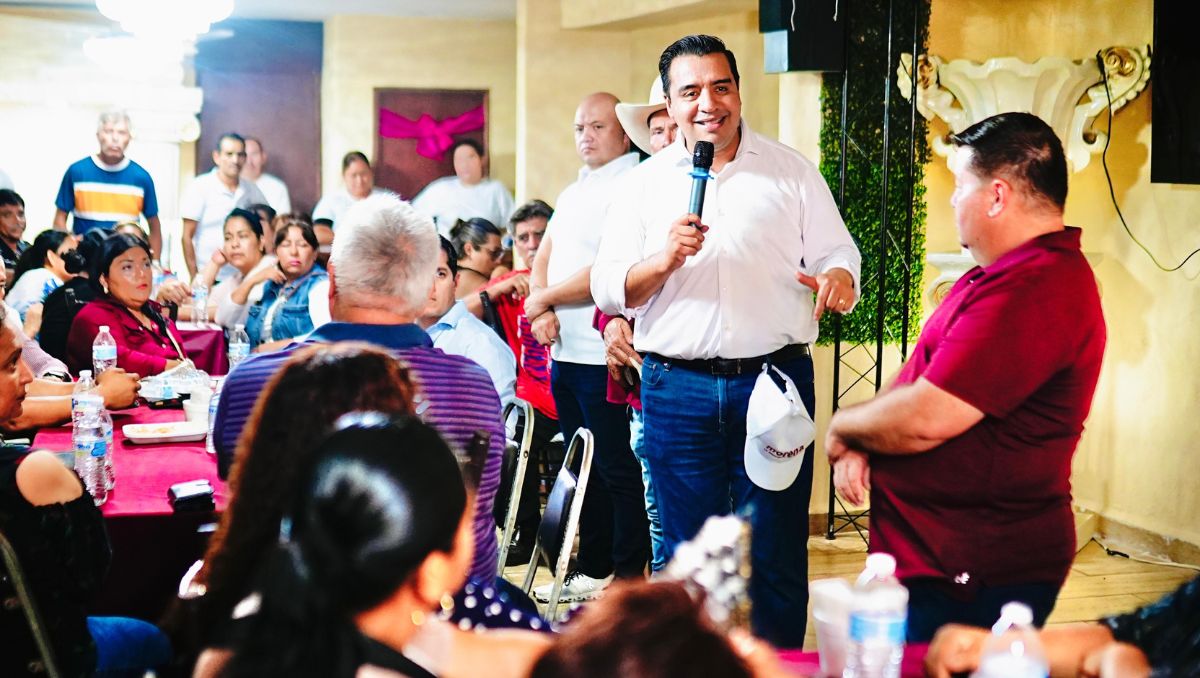 Nava Rivera compartió el mensaje de unidad, esperanza y cambio | Foto: Especial