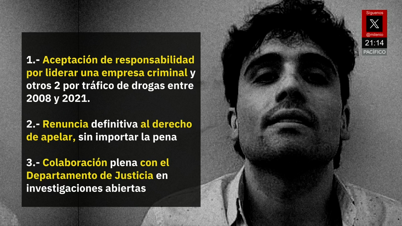 Ovidio Guzmán acuerda cumplir 15 compromisos con el gobierno de Estados Unidos