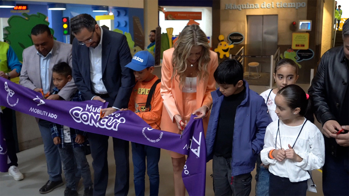 Papalote y MOBILITY ADO inauguran sala educativa de movilidad para niñas y niños