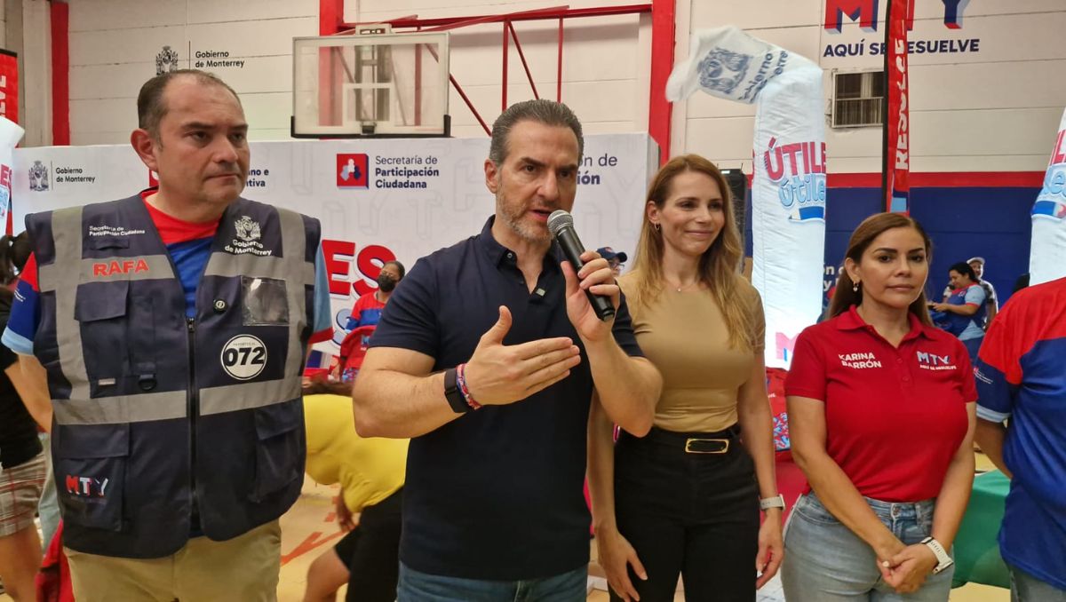 Adrián de  la Garza, alcalde de Monterrey. Orlando Maldonado