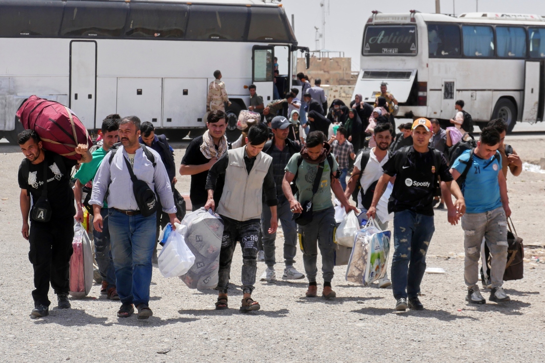 Afganos reubicados en Reino Unido. |AP