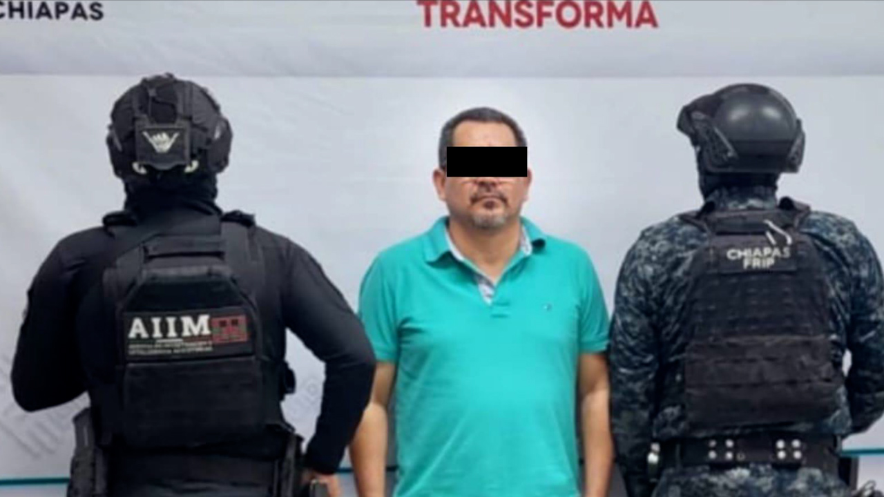 Detienen a exfuncionario de la FGE de Chiapas por corrupción y desaparición forzada