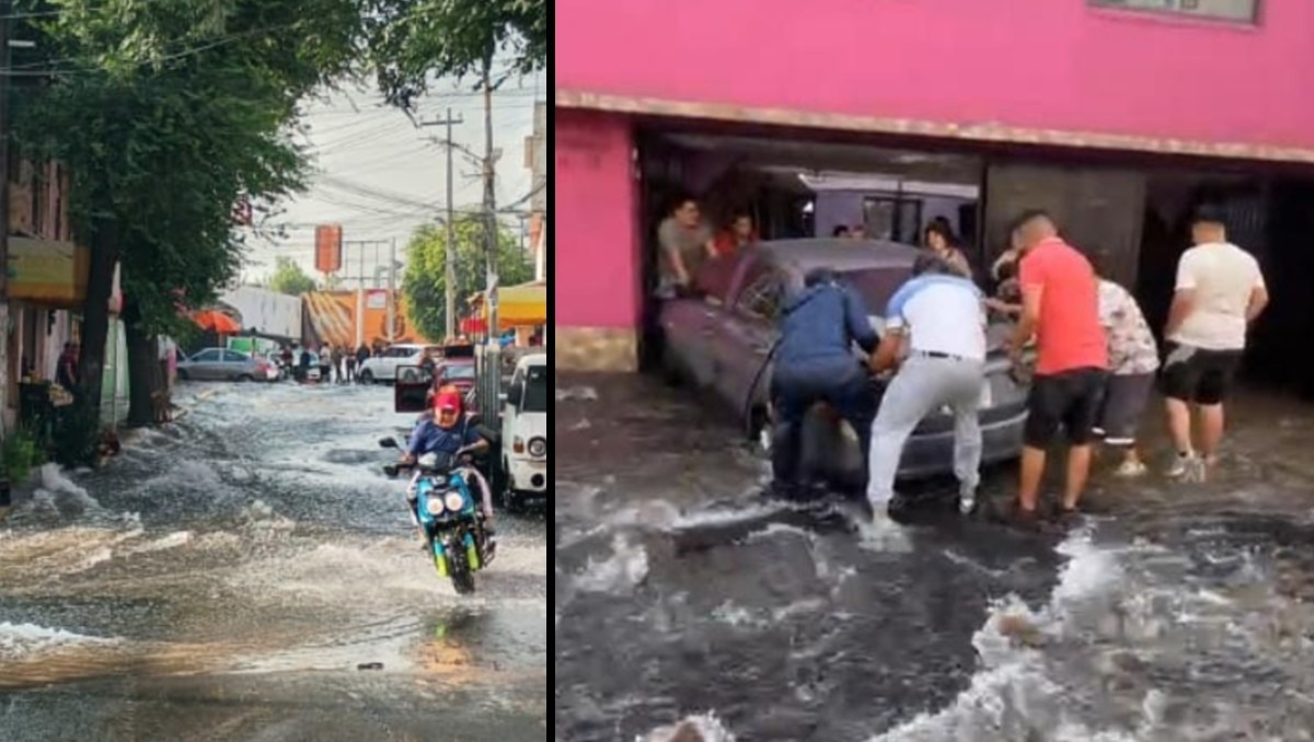 La megafuga ocasionó la inundación en una casa de la alcaldía | Especial