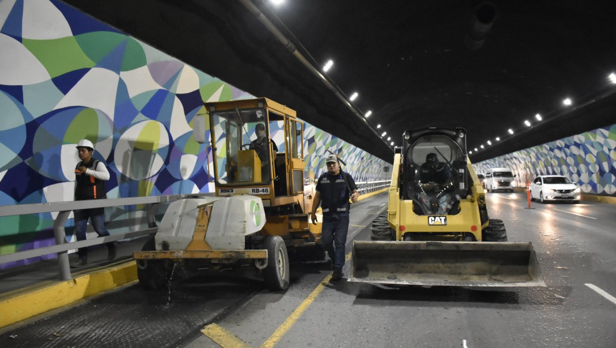 Túnel de la Loma Larga en San Pedro Garza García / Foto: Especial