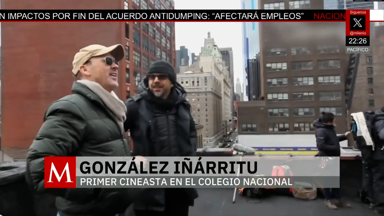 Alejandro González Iñárritu se convierte en el primer cineasta en ingresar al Colegio Nacional