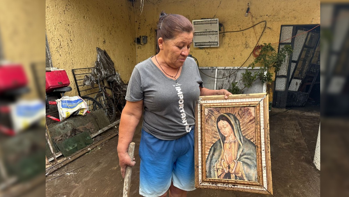 Doña María habla de lo que vivió durante la inundación en Zapopan (Milenio)