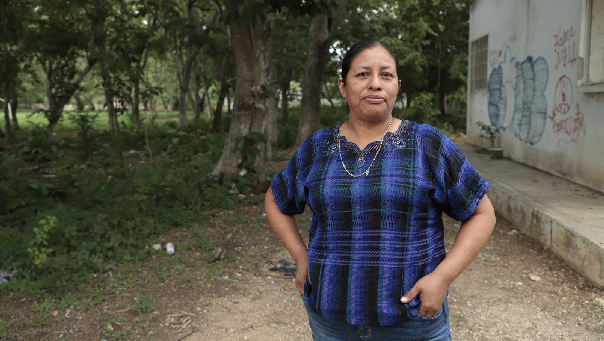Elena Pedro Pérez fue elegida como tesorera de la comunidad de Santo Domingo Kesté. | Jesús Quintanar