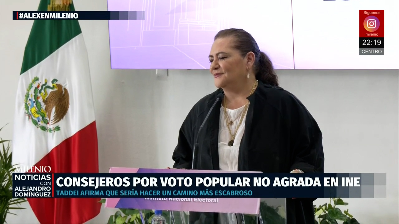 Guadalupe Taddei señala que elegir por voto popular a consejeros del INE es inviable