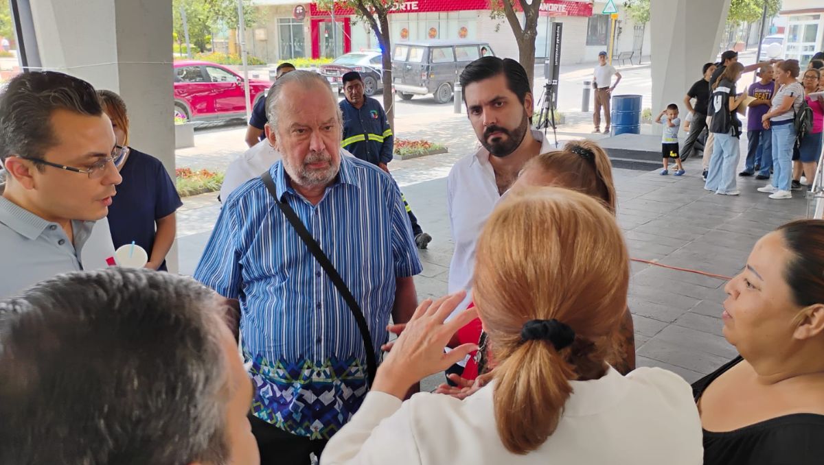 Mauricio Fernández, alcalde de San Pedro Garza García. Sandra González