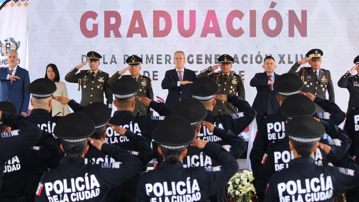 Pepe Chedraui encabeza graduación de cadetes en Puebla | Especial