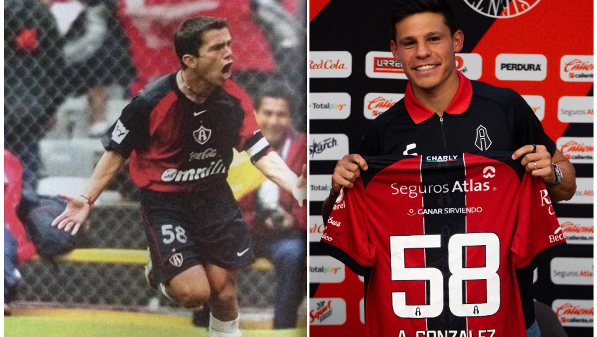 Alfonso González regresa a Atlas con el número 58. (Especial)