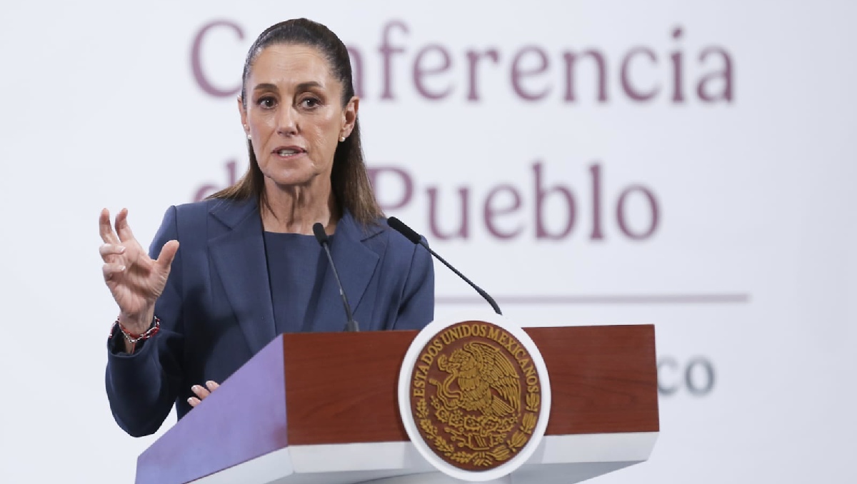 Conferencia de prensa del 17 de julio en el Salón de Tesorería en Palacio Nacional.  | Araceli López