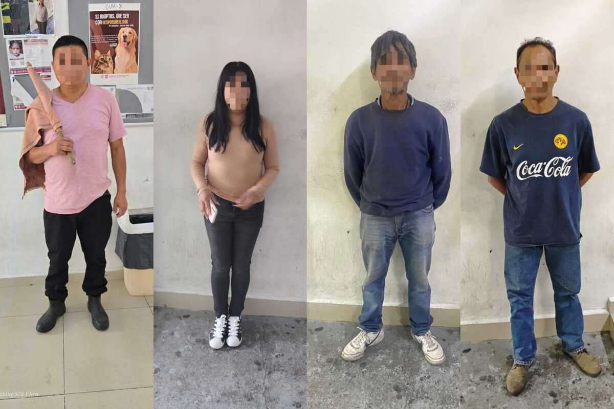 Entre los detenidos había una mujer.