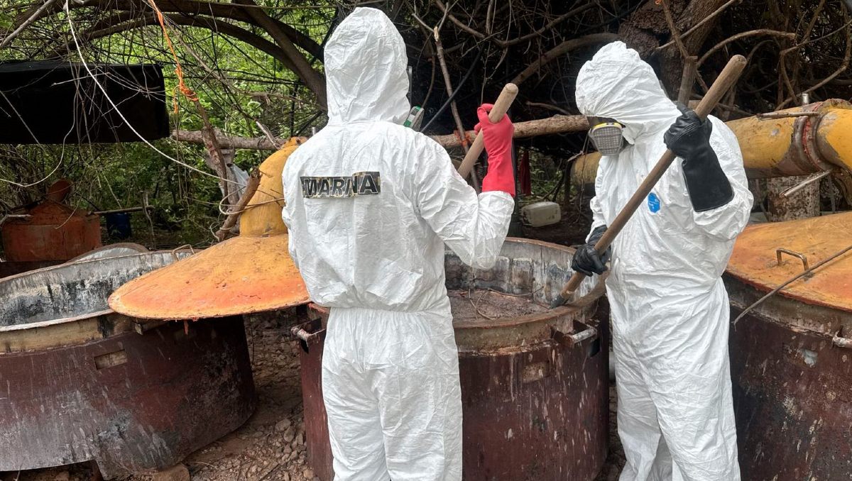 Neutralizan narcolaboorario de drogas sintéticas en Sinaloa. | SSPC
