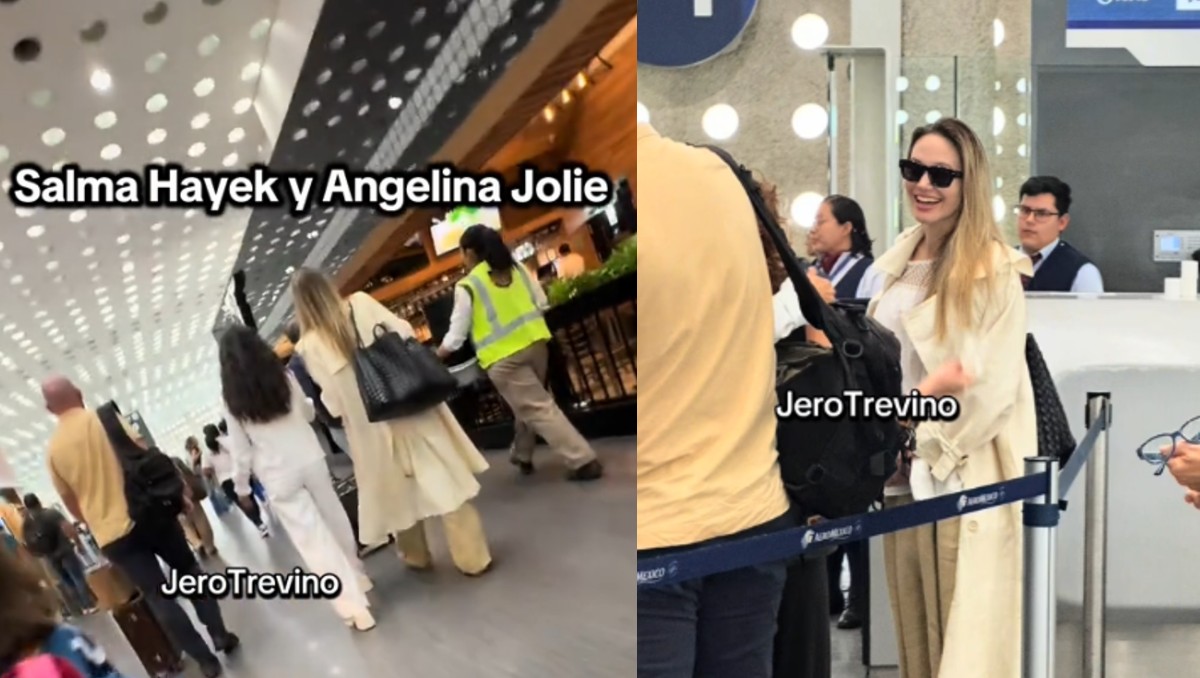 Salma Hayek y Angelina Jolie llegan a Veracruz. | TikTok @jerotrevino