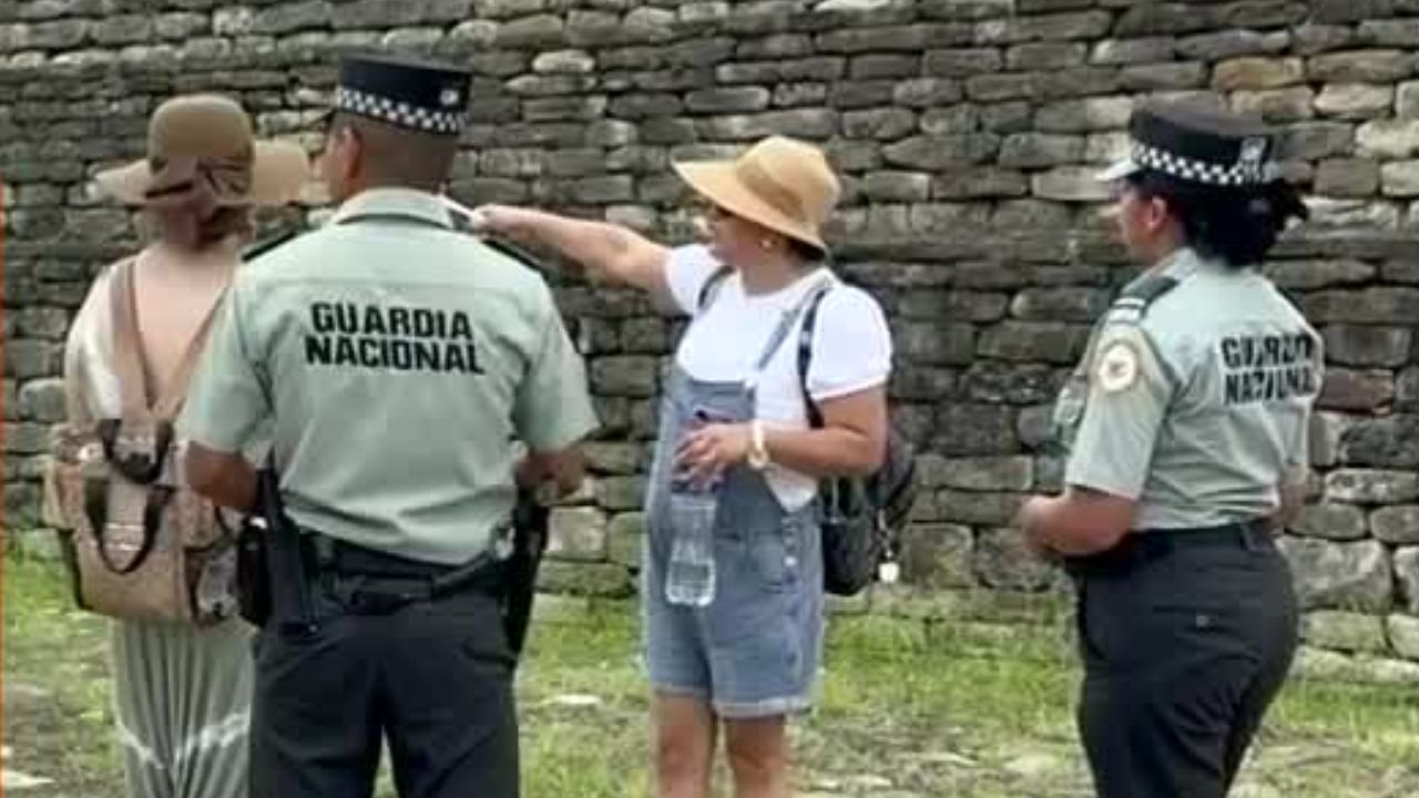 Guardia Nacional resguarda Zona Arqueológica El Tajín