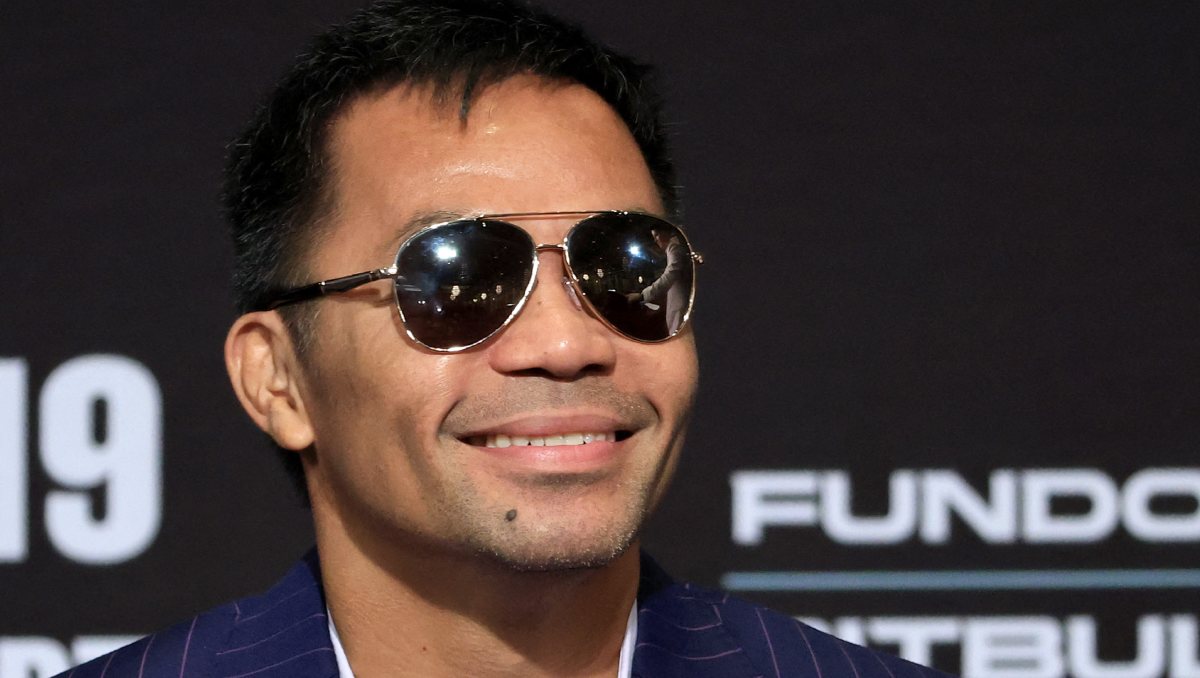 Manny Pacquiao en conferencia de prensa previo a su regreso a los cuadriláteros | AFP