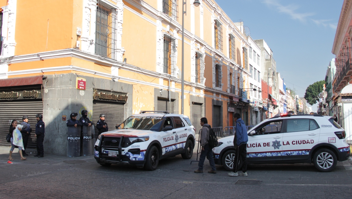 IP respalda operativo contra ambulantes en Centro Histórico de Puebla | EsImagen
