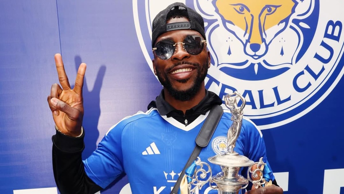 Kelechi Iheanacho fue campeón con el Leicester City en 2021 (Instagram @kelechi72)